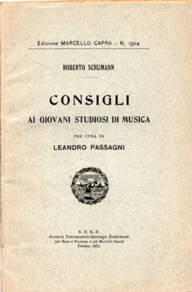 Consigli ai giovani studiosi di musica