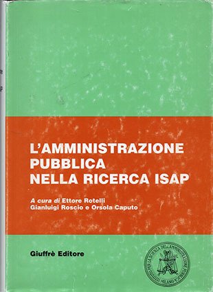 L'amministrazione pubblica nella ricerca ISAP