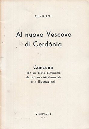 Al nuovo vescovo di Cerdònia