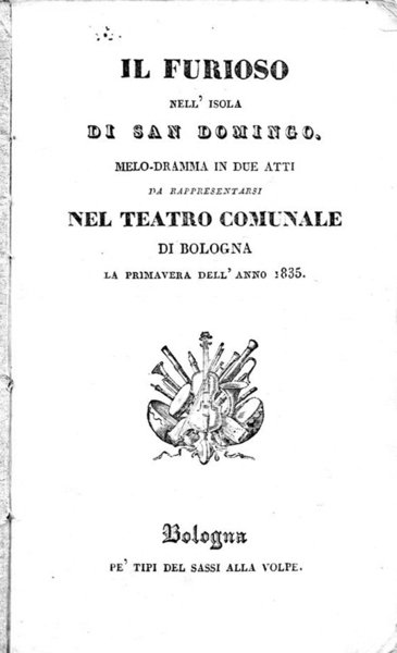 Il Furioso nell’Isola di Santo Domingo