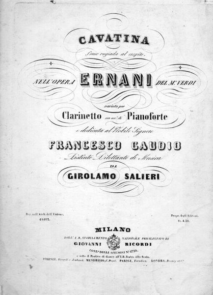 Ernani “Come rugiada al cespide”