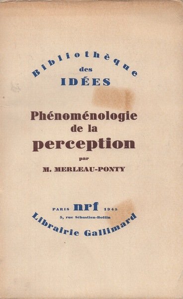 Phénoménologie de la perception