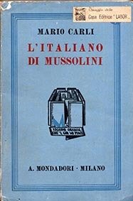 L'italiano di Mussolini