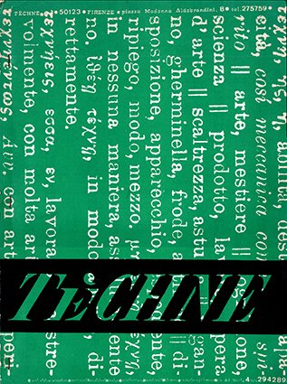 Tèchne. Rivista di cultura contemporanea