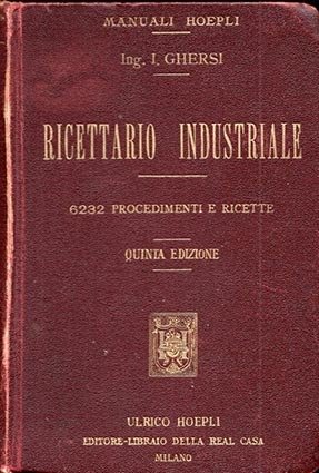 Ricettario industriale