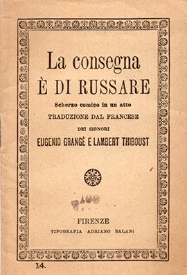 La consegna è di russare