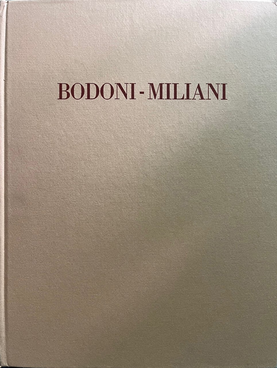 Bodoni - Miliani