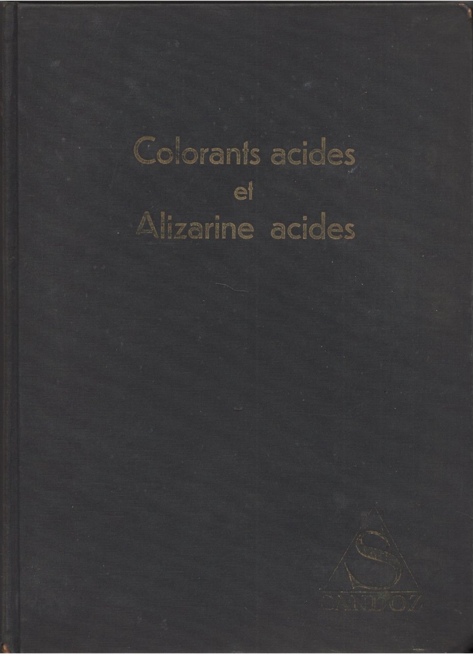 Colorants acides et Alizarine acides