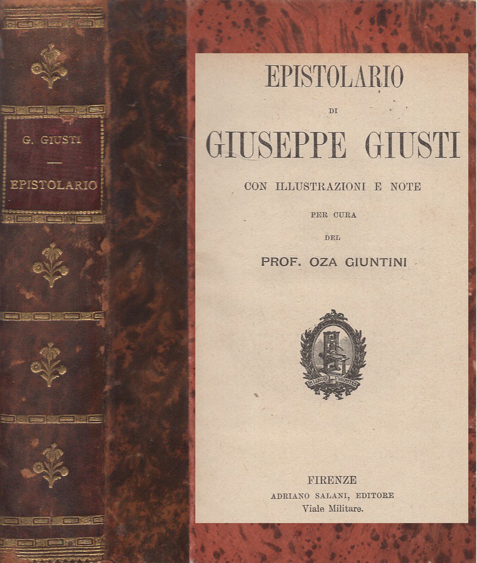 Epistolario di Giuseppe Giusti