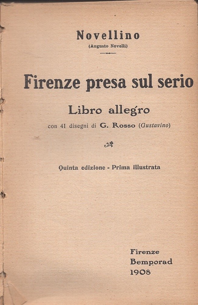 Firenze presa sul serio