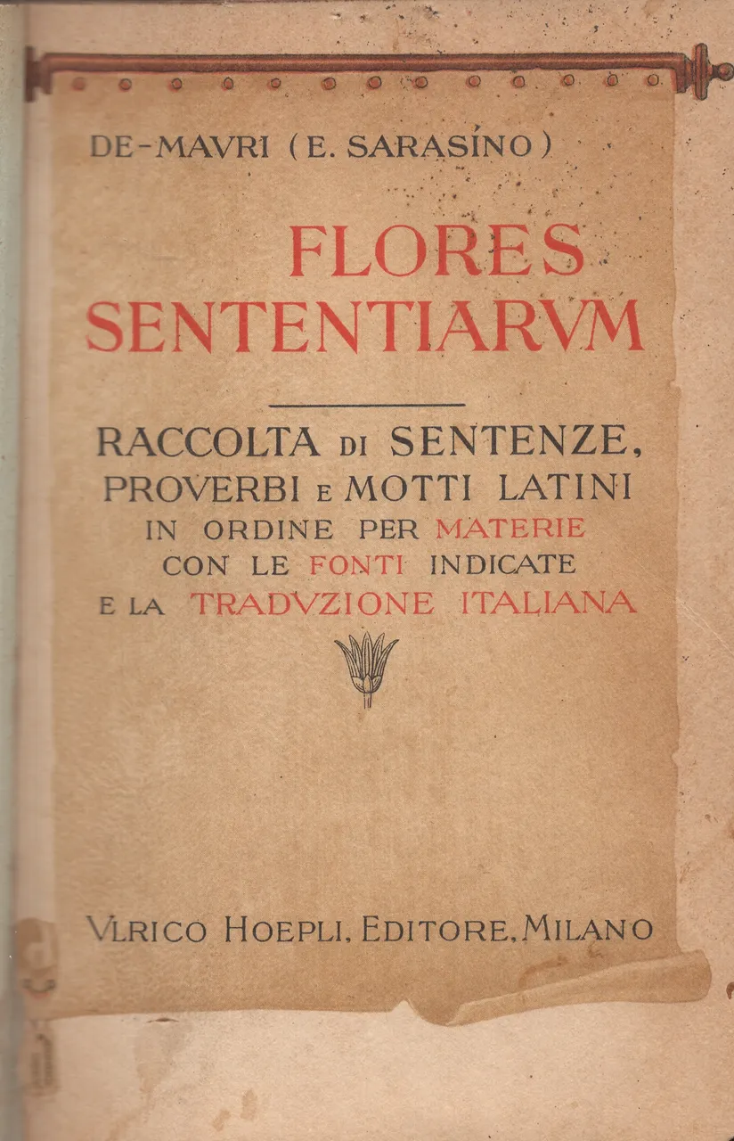 Flores sententiarum | Immagine principale