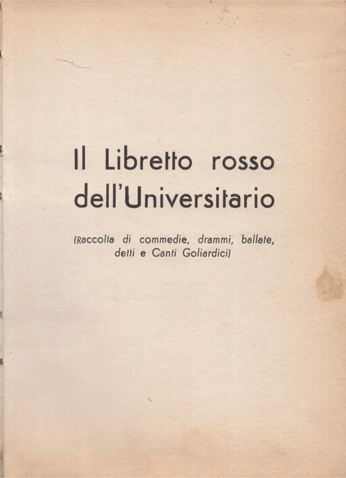 Il libretto rosso delluniversitario | Immagine principale