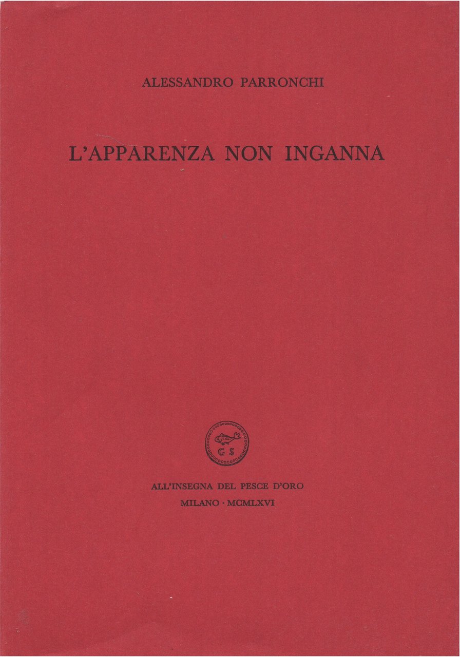 L'apparenza non inganna