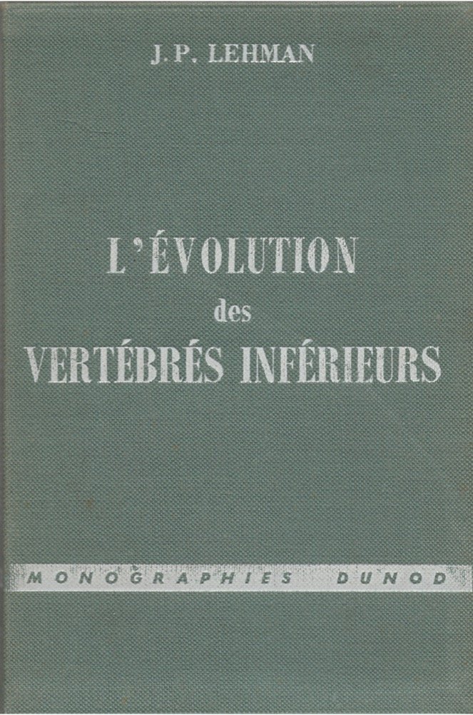 L'évolution des Vertébrés inférieurs