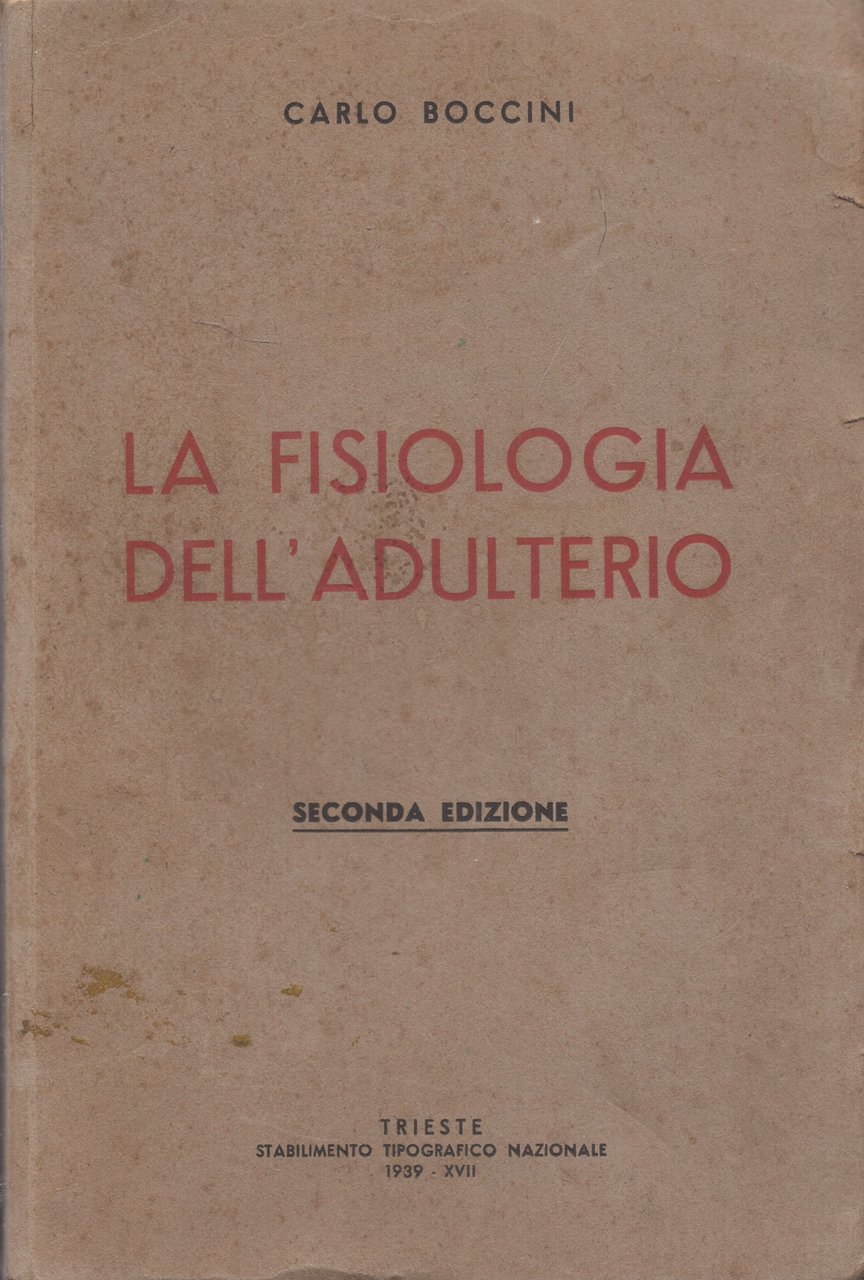 La fisiologia dell'adulterio