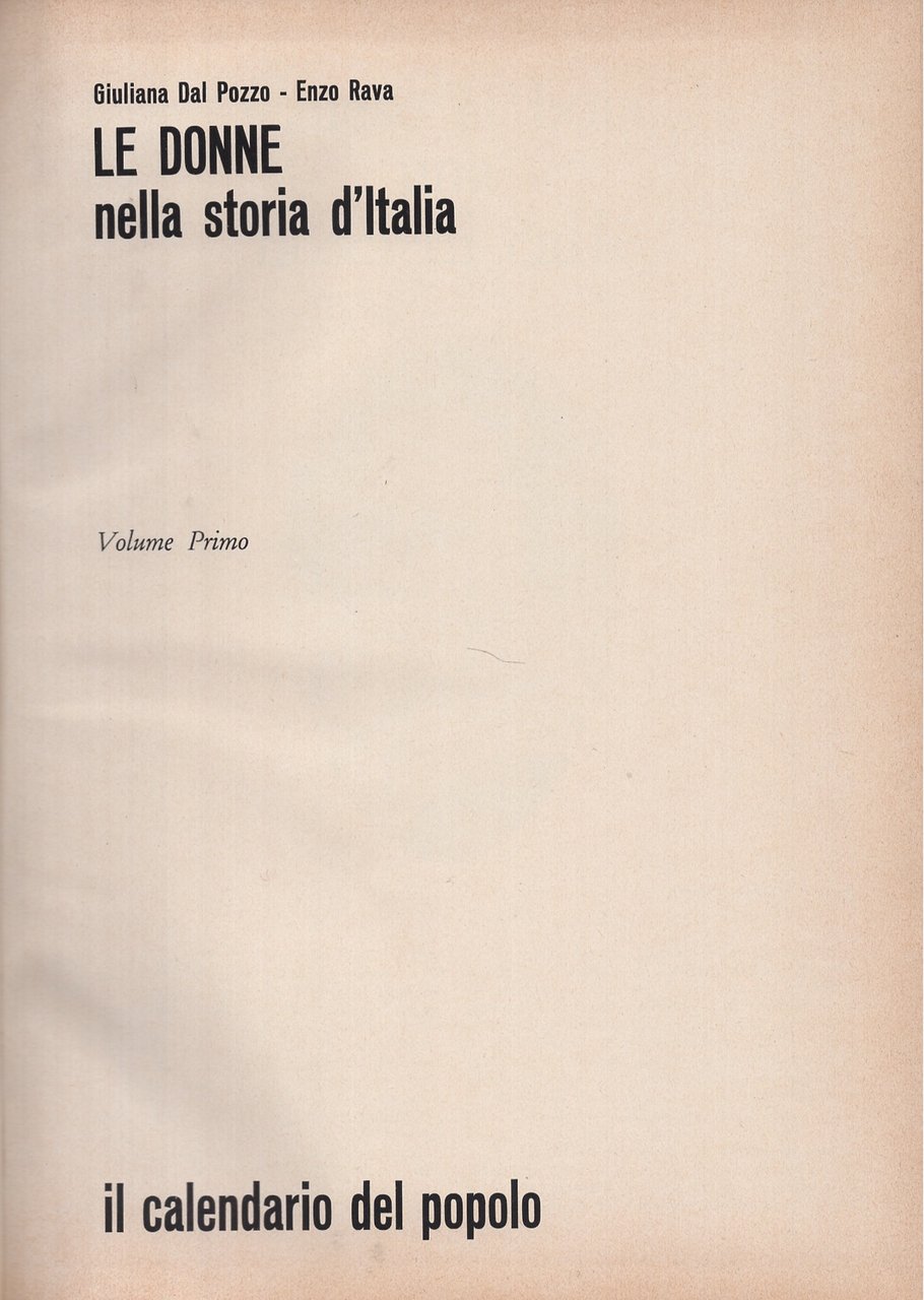 Le donne nella storia d'Italia