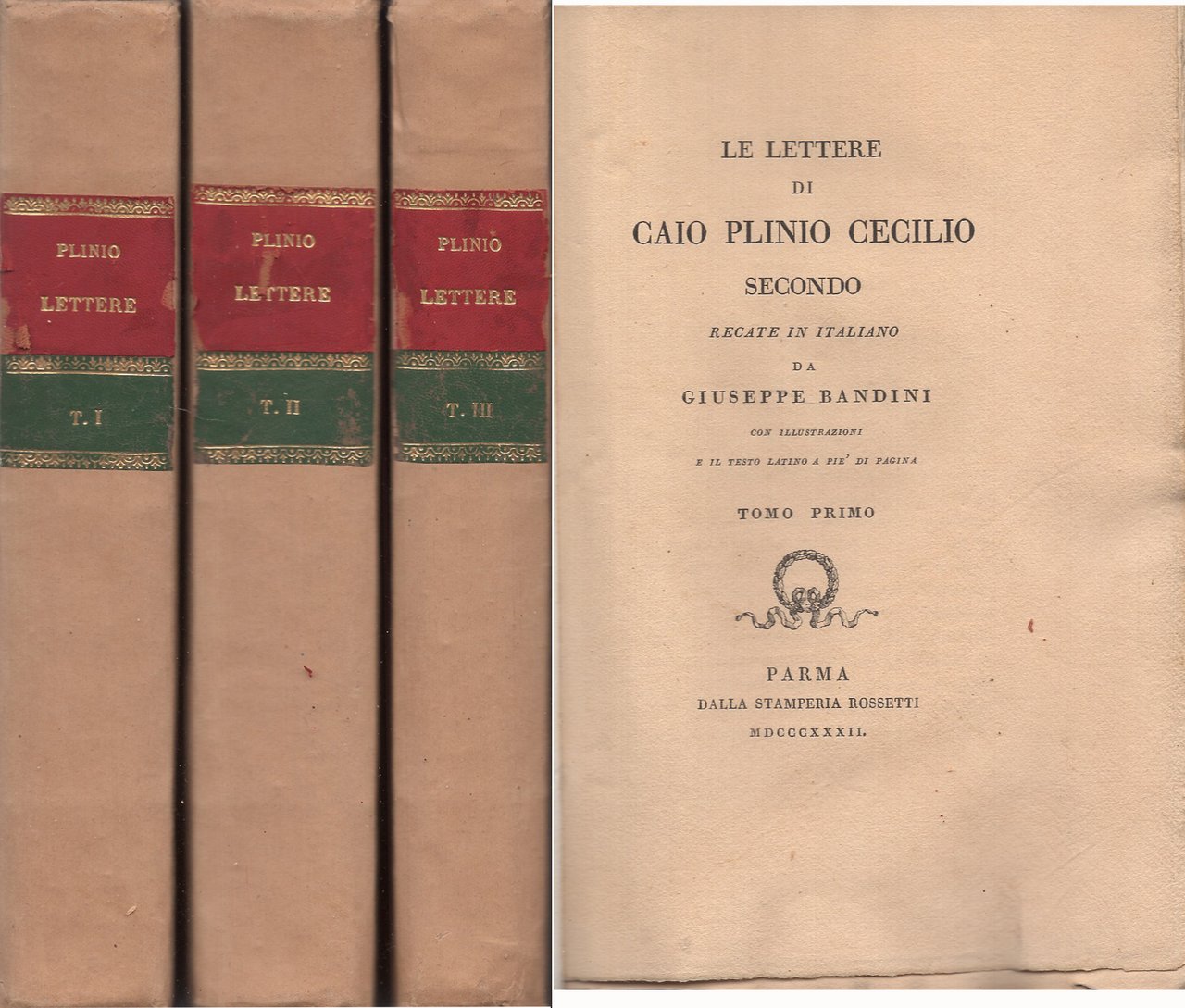 Le lettere di Caio Plinio Cecilio secondo recate in italiano …