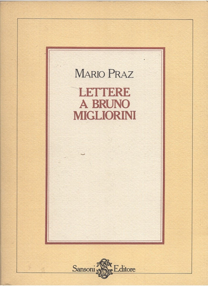 Lettere a Bruno Migliorini