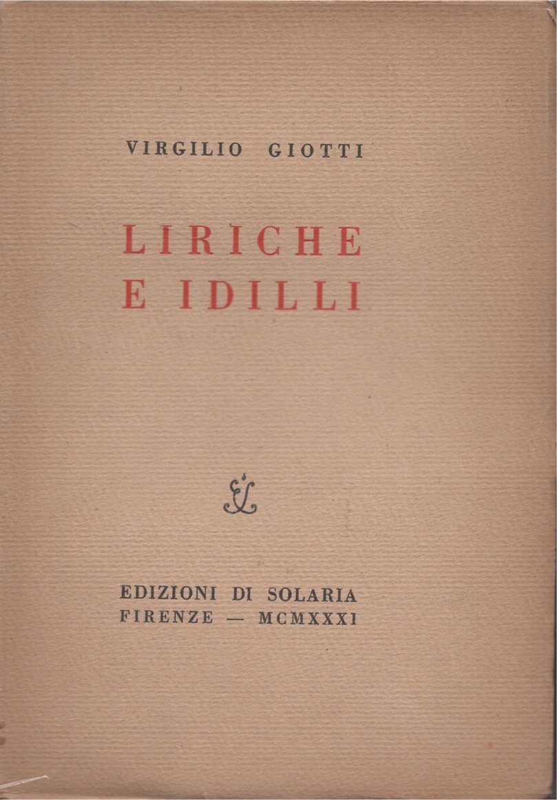 Liriche e idilli