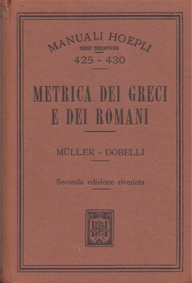 Metrica dei greci e dei romani