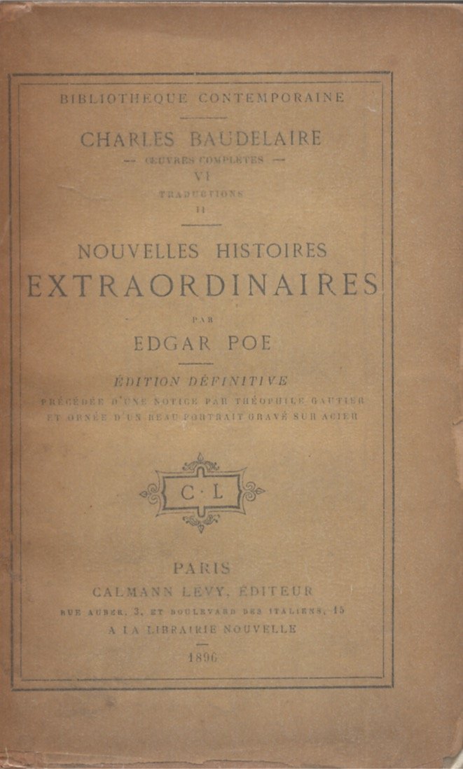 Nouvelles Histoires extyraordinaires