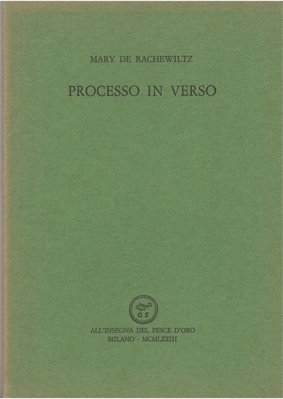 Processo in verso