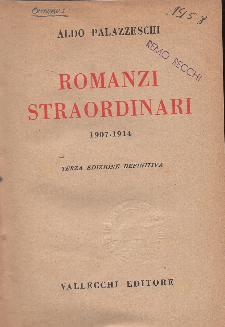 Romanzi straordinari