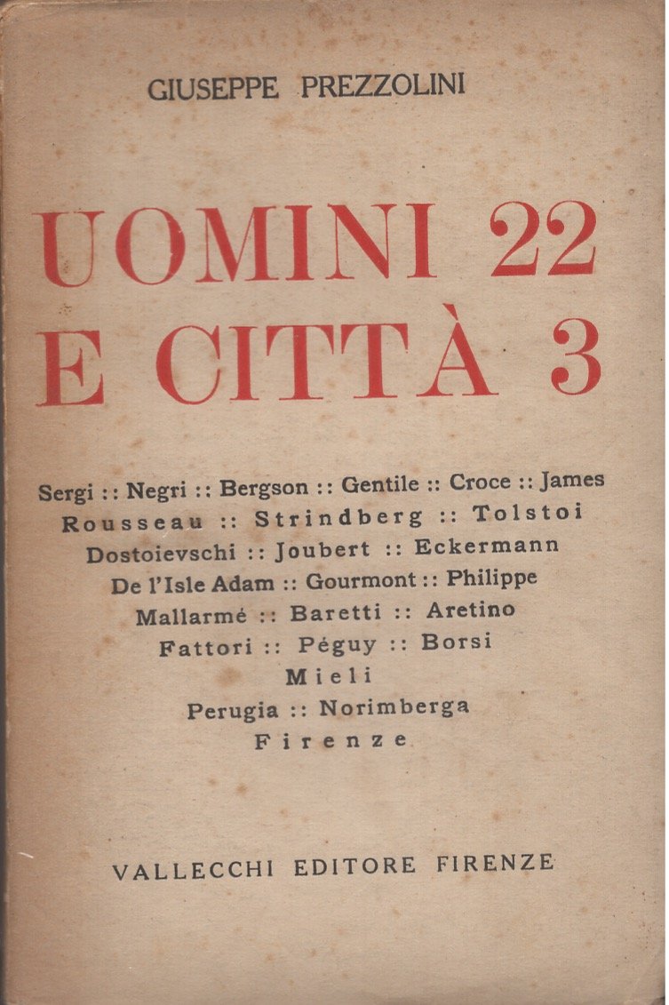 Uomini 22 e città 3