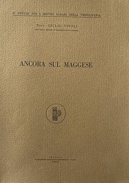 Ancora sul maggese, terza edizione