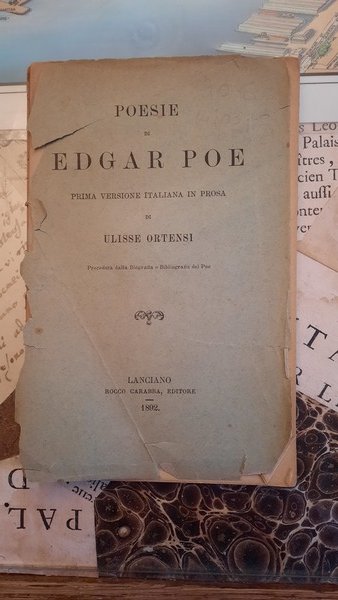 IL LIBRO DEI POEMI. TRADUZIONE E PREFAZIONE DI ULISSE ORTENSI