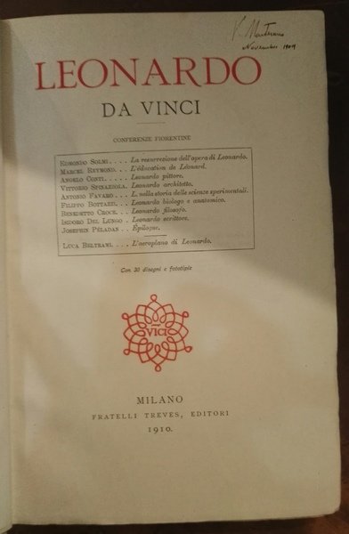 Leonardo da Vinci. Edizione curata dalla Mostra di Leonardo da …