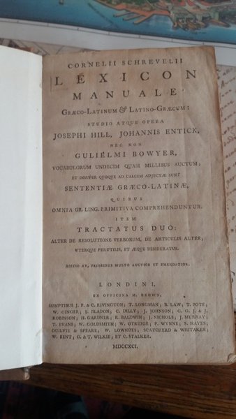 LEXICON MANUALE GRAECO-LATINUM ET LATINUM GRAECUM STUDIO ATQUE OPERA JOSEPHI …
