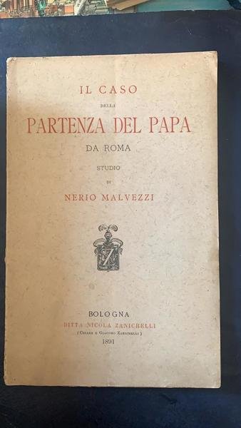 Il caso della partenza del papa da Roma. Studio