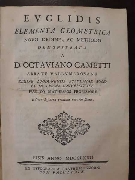 Euclidis elementa geometrica novo ordine, ac methodo demonstrata