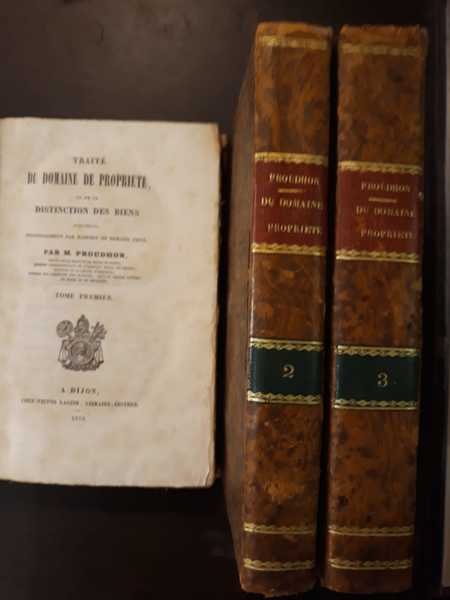 Traité du domain de proprieté ou de la distinction des …
