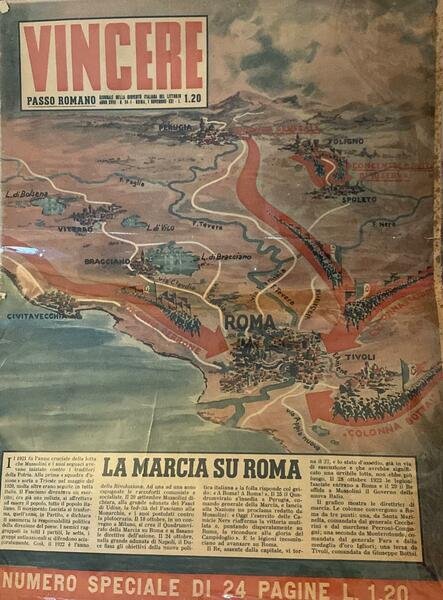 Vincere. Passo romano. Giornale della gioventù italiana del Littorio Anno …