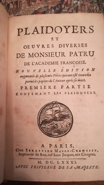 Plaidoyers et oeuvre diverses