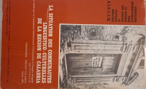 La situation des communautes linguistico-culturelles de la region de Calabria