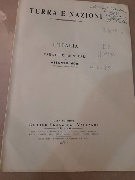 L'Italia: Caratteri generali