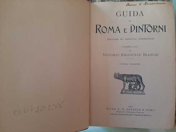 Guida di Roma e dintorni compilata da Vittorio Emanuele Bianchi