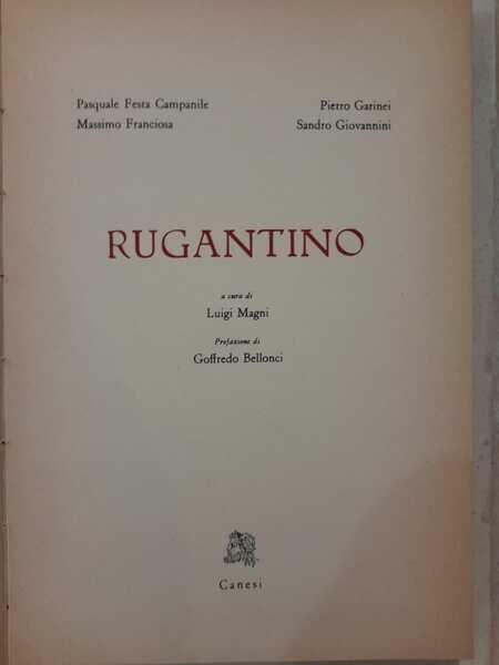 Rugantino a cura di Luigi Magni. Prefazione di Goffredo Bellonci