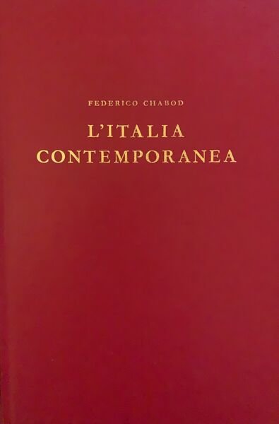 L'Italia contemporanea. Lezioni alla Sorbona (1918-1948)