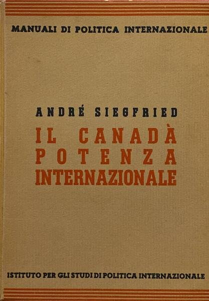 Il Canadà potenza internazionale