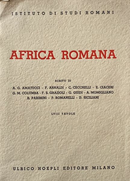 Africa romana LVIII tavole