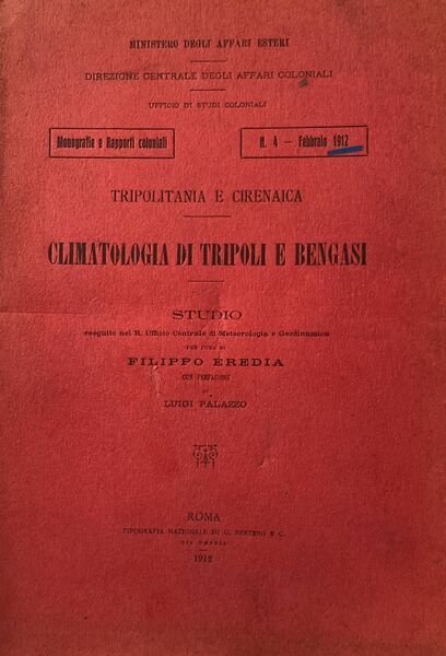 Climatologia di Tripoli e Bengasi