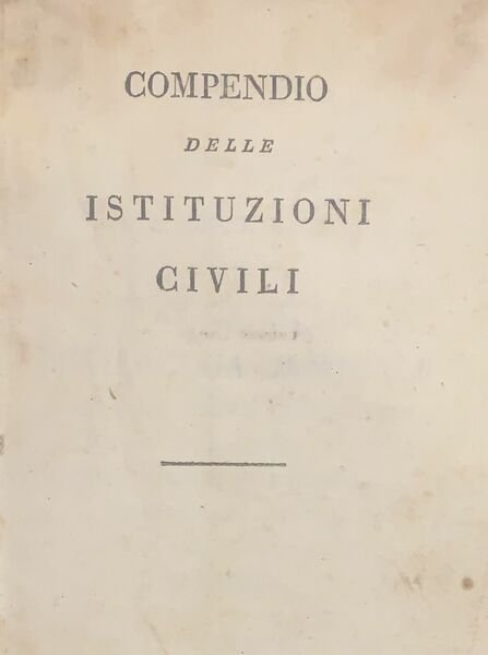 Compendio delle istituzioni civili