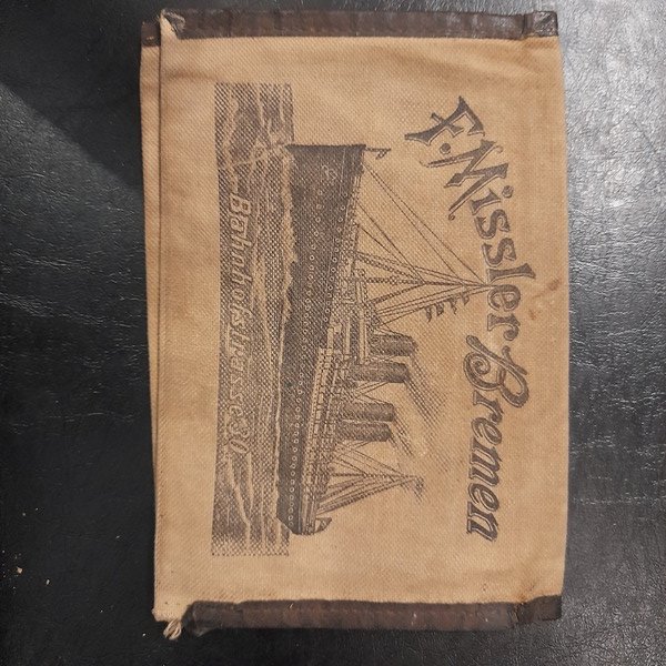 Portafoglio pubblicitario per gli emigranti in America dell'impresa di F. …