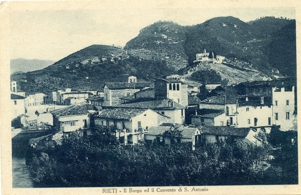 Rieti-Il Borgo ed il Convento di S.Antonio