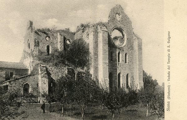 Siena (Dintorni)-Veduta del Tempio di S.Galgano