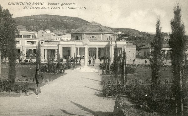 Chianciano Bagni-Veduta generale del Parco delle Fonti